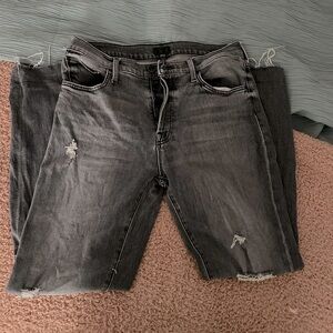 Mother Jeans - The Scrapper Cuff Ankle Fray sz 28